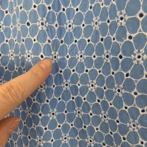 Lisa Marie Fernandez eyelet dress. Size 3=M - Picture 6 of 6